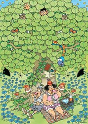 Jumbo puzzle Jan van Haasteren plaisir pique-nique 500 pièces cartoon