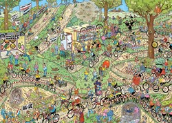Jan van Haasteren Championnat du monde de cyclo cross 1000 pièces