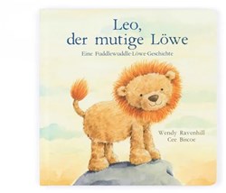 Jellycat livre pour enfants Leo le lion courageux histoire câline