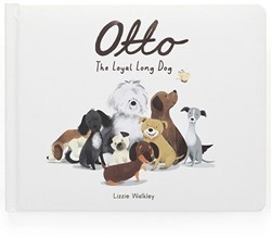 Jellycat Livre Otto Klein, Aber Oho ! (Otto le chien fidèle et long)