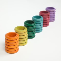 Grapat 36 x anneaux (6 pas de couleurs de base)