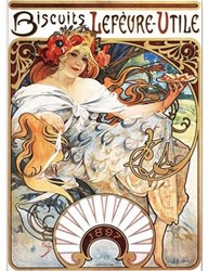 D-Toys puzzle art Alphonse Mucha Biscuits Lefèvre-Utile 1000 pièces