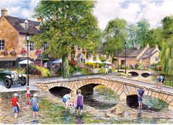 Gibsons puzzle - 1000 pièces - Bourton-on-the-Water Gloucestershire puzzle