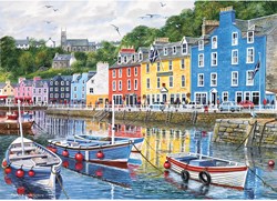 Gibsons puzzle - 1000 pièces - port de pêche - puzzle coloré