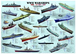 Eurographics puzzle WW II Warships - 1000 pièces
