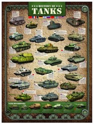 Puzzle Eurographics Histoire des Chars - 1000 pièces