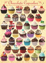 Puzzle Eurographics Cupcakes au chocolat - 1000 pièces