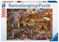 Ravensburger puzzle monde animal africain - Puzzle - 3000 pièces animaux-2
