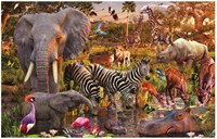 Ravensburger puzzle monde animal africain - Puzzle - 3000 pièces animaux