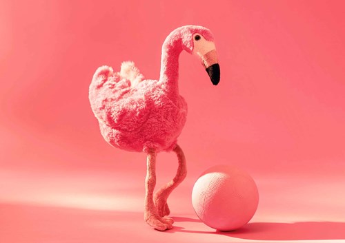 Steiff peluche flamant rose Jill, rose - 30 cm jouet câlin pour enfants-3