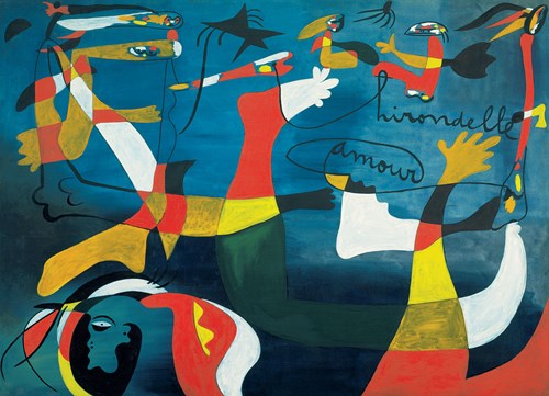 Puzzle Eurographics Hirondelle, Amour - Joan Miro - 1000 pièces