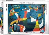 Eurographics puzzle art Joan Miro Hirondelle Amour 1000 pièces-2