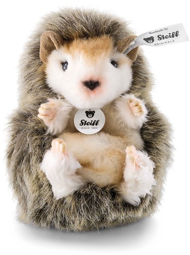 Steiff hérisson en peluche Joggi - peluche 10 cm brun foncé jouet-2