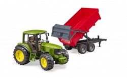 Bruder John Deere 6920 tracteur jouet avec remorque basculante