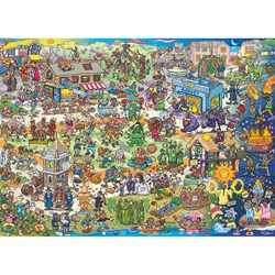 Gibsons puzzle Barmy Britain 1000 pièces défi amusant