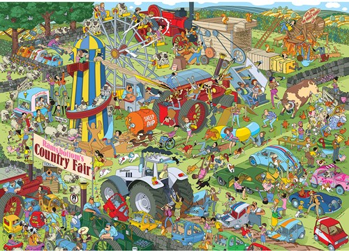 Gibsons Jokesaws: Land Show Chaos - 1000 Teile