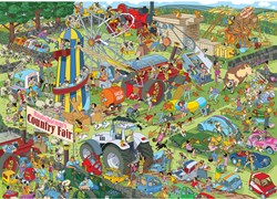 Gibsons puzzle Country Show Chaos - 1000 pièces de plaisir