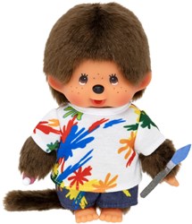 Monchhichi peluche garçon artiste poupée 20cm jouet