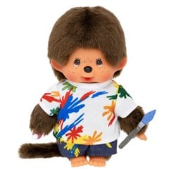 Monchhichi peluche garçon artiste poupée 20cm jouet