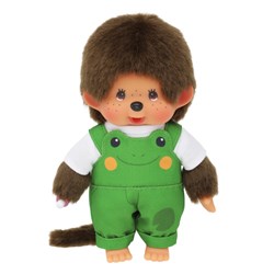 Monchhichi peluche garçon salopette grenouille poupée 20cm jouet
