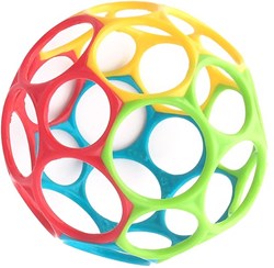 Oball balle jouet classique multicolore - 10 cm flexible et légère