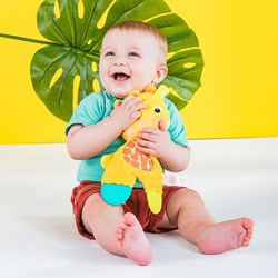 Bright Starts peluche anneau de dentition girafe - jouet bébé multicolore
