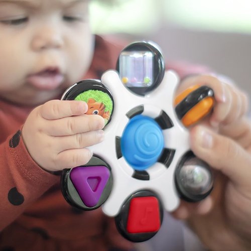 Baby Einstein jouet sensoriel Curiosity Clutch - multicolore - éducatif