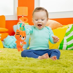 Bright Starts jouet tigre - Jingle Joy On-The-Go Toy pour bébés