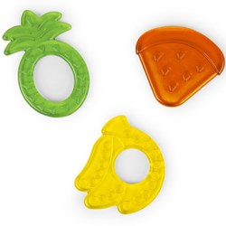 Bright Starts jouet de dentition - Juicy Chews 3-Pack Textured Teethers multicolore