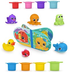 Bright Starts jouet de bain Splash Splash Baby Bath Set - ensemble bain coloré