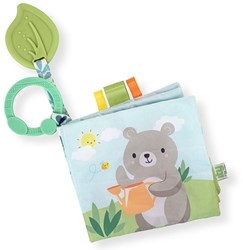 Ingenuity livre bébé doux peluche Nate multicolore jouet sensoriel