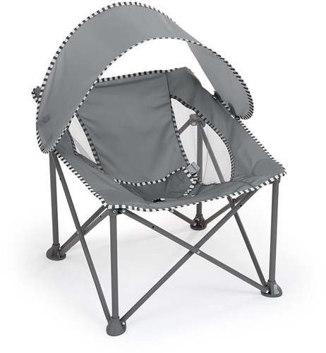 Bright Starts siège de voyage bébé Pop N Chill gris - assise confortable