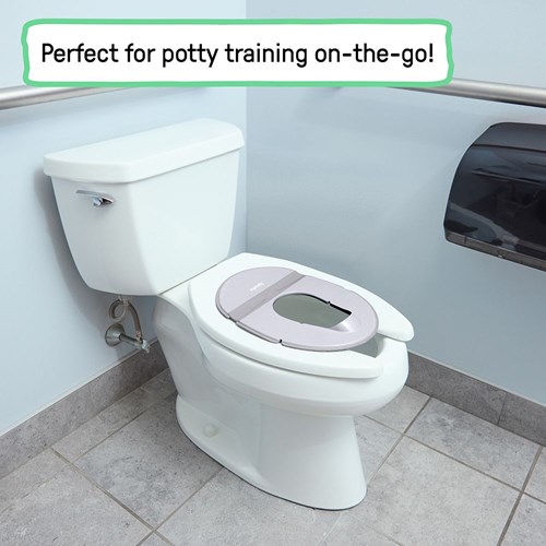 Ingenuity réducteur de toilette pliable pour tout-petits - siège WC de voyage-2