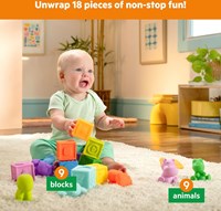 Bright Starts coffret cadeau jouet - 18 pièces de jeu colorées-2