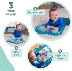 Bright Starts tapis d'eau bébé Stitch tapis sensoriel bleu