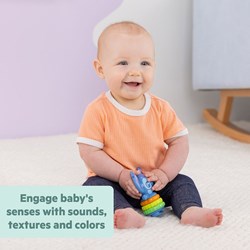 Bright Starts Stitch jouet fidget - jouet sensoriel bébé multicolore