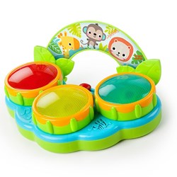 Bright Starts Safari Beats jouet musical tambour jaune bébé