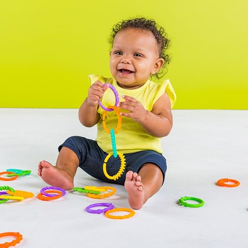 Bright Starts jouet Lots of Links anneaux de jeu colorés bébé