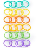 Bright Starts jouet Lots of Links anneaux de jeu colorés bébé-2