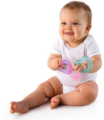 Bright Starts jouet de dentition pastel - Chill & Teethe anneau de dentition bébé-3