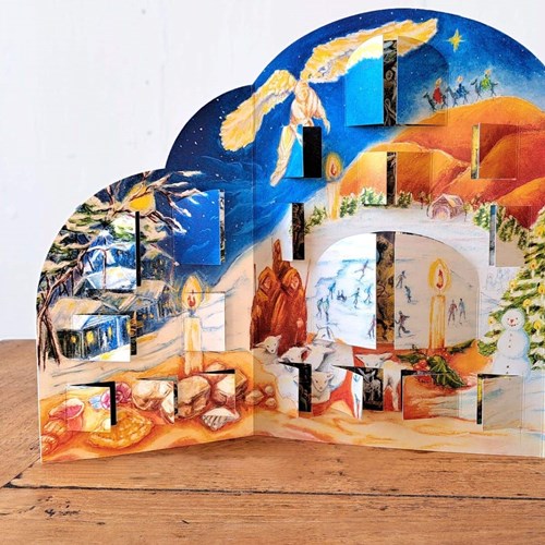 Kapitein Kalk calendrier de l'Avent - 25 portes calendrier de Noël papier FSC