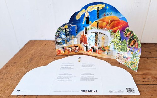 Kapitein Kalk calendrier de l'Avent - 25 portes calendrier de Noël papier FSC-3