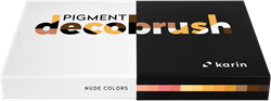 Karin brushmarker set pigment couleurs nude - 12 marqueurs acryliques
