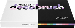 Karin brushmarkers pigment set pastel 12 pièces marqueurs acryliques