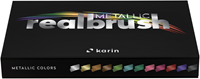 Karin marqueurs métalliques Realbrush set 12 pièces feutres pinceaux