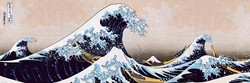 Casse-tête Eurographics Grande vague de Kanagawa - Panorama de Katsushika Hokusai - 1000 pièces