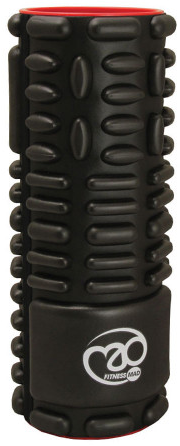 Fitness-Mad rouleau mousse noir massage 30,5cm récupération musculaire triggerpoint