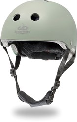 Kinderfeets Casque pour enfants pour le cyclisme / casque de vélo pour enfants - mat Argent sauge verte