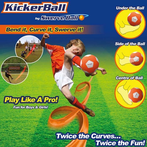 Kickerball ballon de football jouet pour enfants et adultes - multicolore-3
