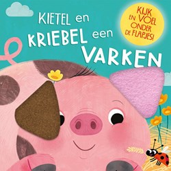 Lantaarn livre à rabats Chatouille et caresse un cochon livre tactile interactif